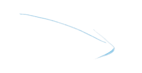 Hand drawn light blue pencil lines, circles, stripes and squiggly lines on a transparent background.