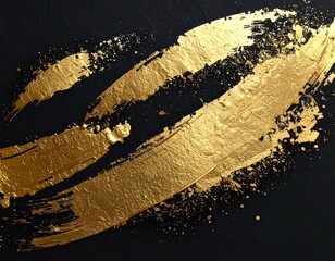 和風 金箔ブラシアート 高級背景テクスチャ