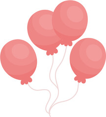 decorative pink balloon party and event element
