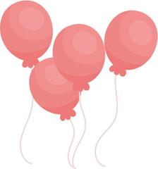 decorative pink balloon party and event element