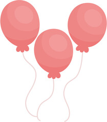 decorative pink balloon party and event element