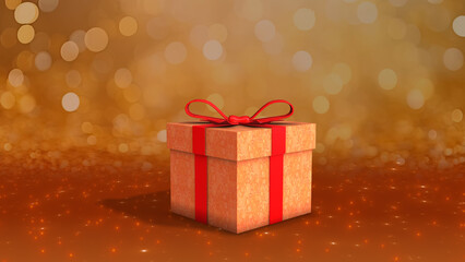 Magical Gift Box Bursting with Light