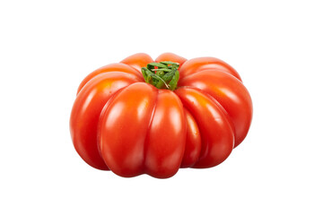 whole single tomato vegetable fruit isolated on white or transparent png