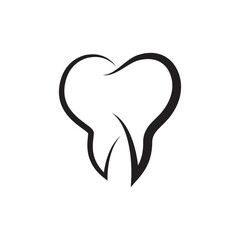 tooth icon vector