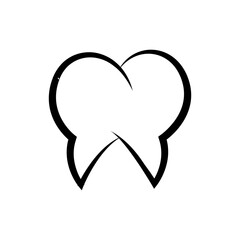 vector illustration of a tooth