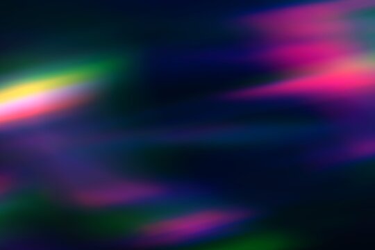 Abstract neon blur with vibrant pink, green, yellow hues. 90s Y2K style, iridescent, futuristic glow. Background, digital art, creative banner, modern 90s, 2000s Y2K design.