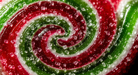 red and green spiral