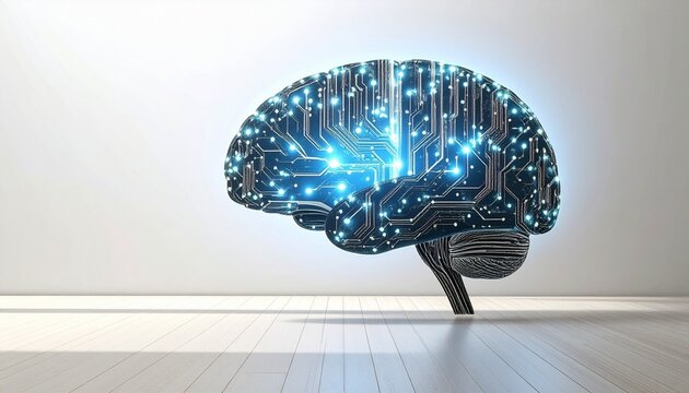 Artificial Intelligence Brain Illustration, 29-09-2025 Concept
