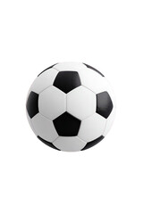 Obraz premium Black And White Soccer Ball On Transparent Background