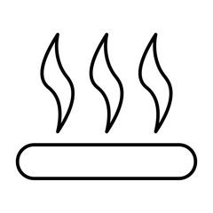 hot surface line icon