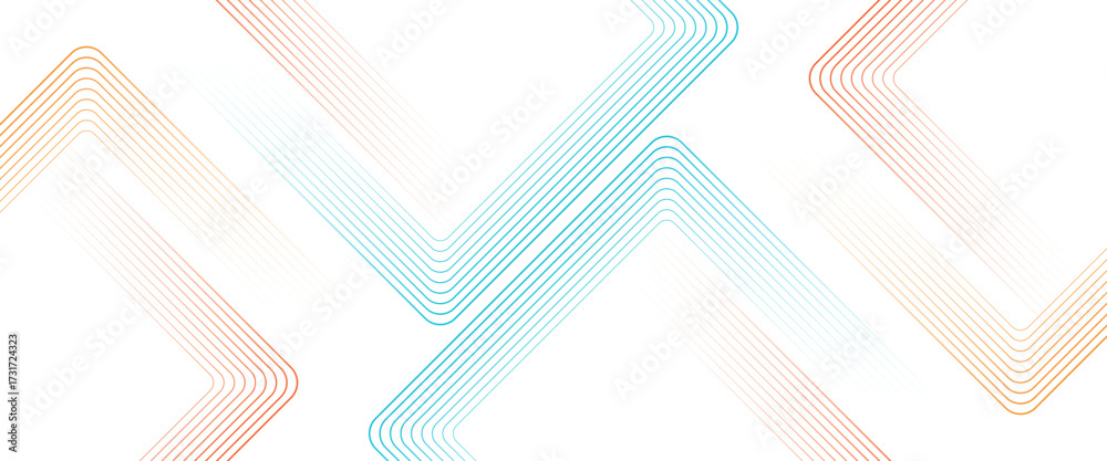 Wall mural vector abstract colorful geometric square shape background design