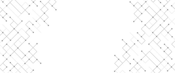 Vector geometric squares technology pattern design