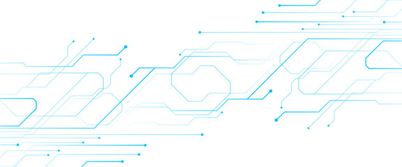 Obraz premium Vector abstract circuit technology business background of pattern with a circuit. 