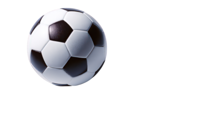 Soccer Ball In Mid Air