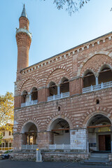 Historic Murad I H&uuml;davendigar Mosque architecture in Bursa. 