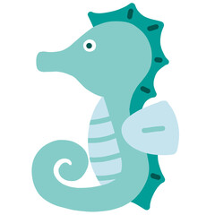 다양한 종류의 물고기 일러스트