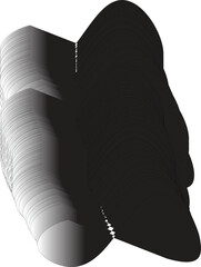 Dynamic Fluid Shapes and Colorful Flowing Curves, Abstract Graphic Design Elements

