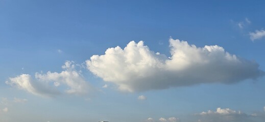 blue sky with clouds