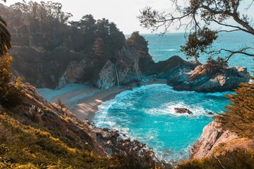 sea, beach, coast, water, landscape, island, ocean, nature, sky, travel, view, summer, rock, bay, vacation, coastline, rocks, mountain, tourism, shore, greece, holiday, mediterranean, lake, 
