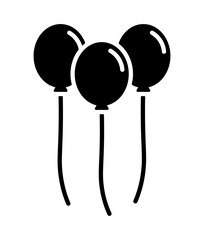 楽しいイベント用風船のイラストセット