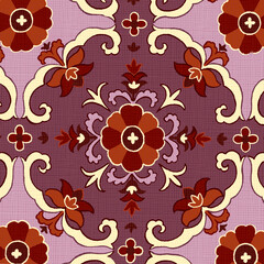 abstract floral background with flowers