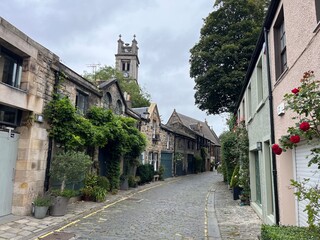Balade dans Circus Lane, la jolie rue d'&Eacute;dimbourg