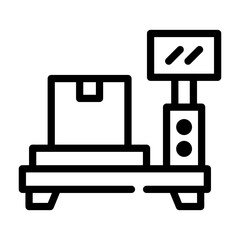 weighing Line Icon