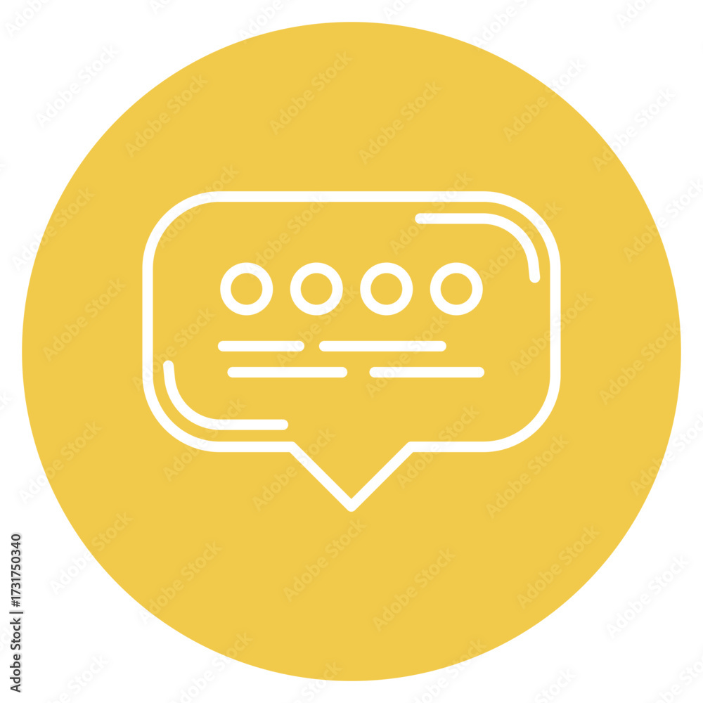 Wall mural comment icon vector image. can be used for seo and web.
