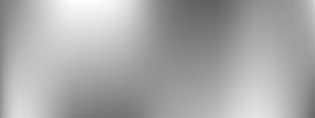 Sleek and realistic metallic background with a polished silver, chrome, or brushed steel finish. The smooth surface features a soft vertical gradient and reflective highlights