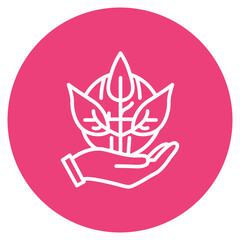 Environmentalist icon vector image. Can be used for Women.