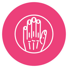 Phalanges icon vector image. Can be used for Human Anatomy.
