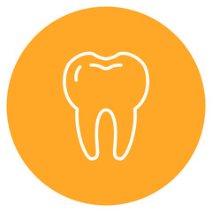 Teeth icon vector image. Can be used for Human Anatomy.