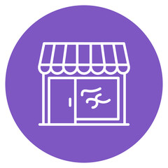 Candy Store icon vector image. Can be used for Amusement Park.