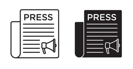 press release icon