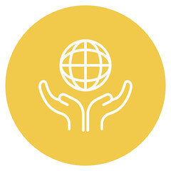 Environmental Education icon vector image. Can be used for Earth Day.