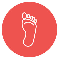 Carbon Footprint icon vector image. Can be used for Earth Day.