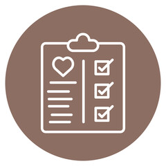 Immunization Record icon vector image. Can be used for Infectious Diseases.