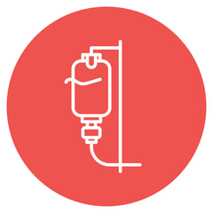 Chemotherapy Infusion icon vector image. Can be used for Chemotherapy.