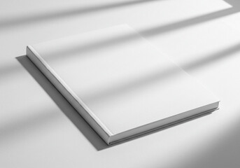 blank notebook isolated on white