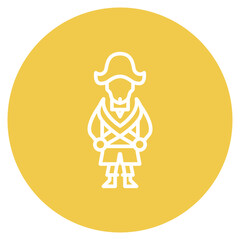 Pirate icon vector image. Can be used for Ocean.