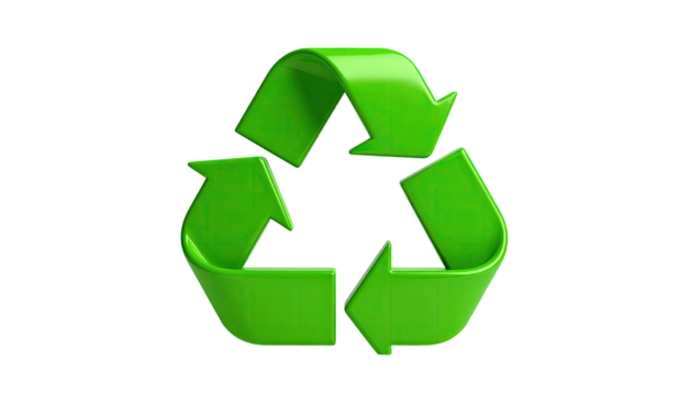 A glossy, bright green, three-arrow circular icon against a solid black background - Powered by Adobe
