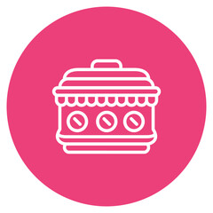 Retro icon vector image. Can be used for Instrument.