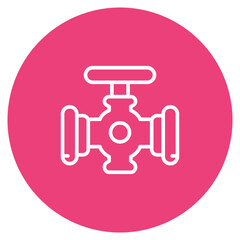 Valve icon vector image. Can be used for Manufacturing.
