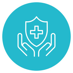 Fototapeta premium Protection icon vector image. Can be used for Battery and Power.