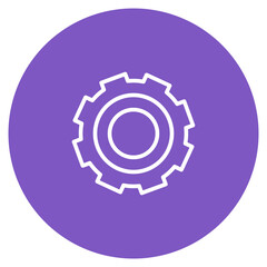 Setting icon vector image. Can be used for Battery and Power.