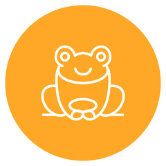 Knitted Frog icon vector image. Can be used for Art and Craft Supplies.