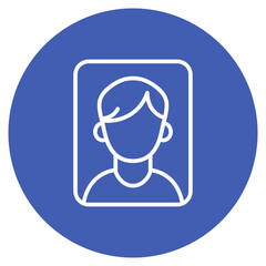 Face Id icon vector image. Can be used for Biometrics.