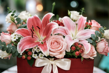 Fototapeta premium fashion lovely flowers bouquet concept concepto de ramo de flores encantadoras de moda concept de bouquet de fleurs ravissant et tendance