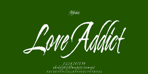 Best Alphabet Madison Street Calligraphy Signature Font lettering handwritten