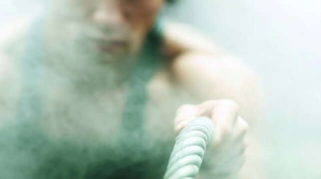 Determination in a Challenging Fitness Climb